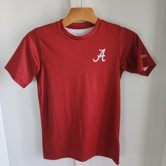 Columbia PFG Alabama Crimson Tide Short Sleeve Shirt Kids Youth Medium (10/12) - Picture 2 of 9